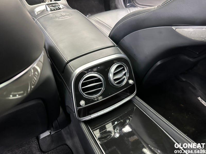 인천 서구 / 랩핑 / 인천 벤츠 S63 AMG 실내 우드 블랙으로 부분랩핑 시공 완료 / 벤츠 / S-클래스 / S-클래스 W222