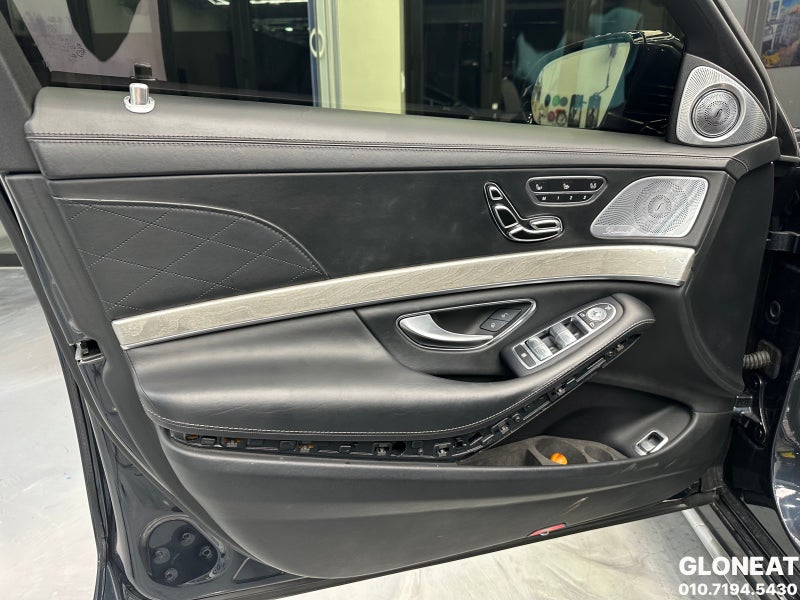 인천 서구 / 랩핑 / 인천 벤츠 S63 AMG 실내 우드 블랙으로 부분랩핑 시공 완료 / 벤츠 / S-클래스 / S-클래스 W222