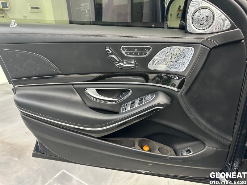 인천 서구 / 랩핑 / 인천 벤츠 S63 AMG 실내 우드 블랙으로 부분랩핑 시공 완료 / 벤츠 / S-클래스 / S-클래스 W222