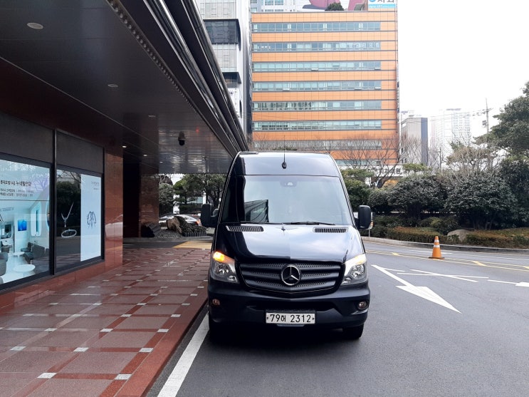 벤츠스프린트 부산롯데호텔에서 광안리투어
