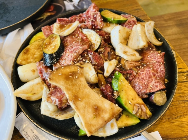  대구 맛집 탐방 수성구 하누뜰 점심특선 (한우과일양념구이세트+갈비살)