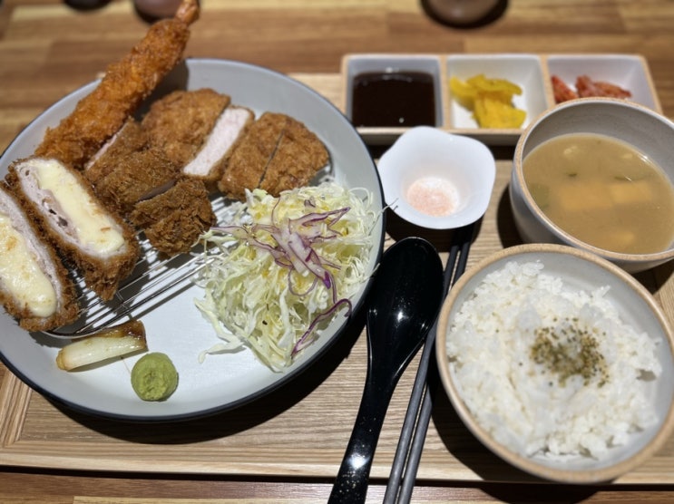  [대전 돈까스투어] 5살 아기 홀릭 대전 궁동 돈까스집 카츠한상 모듬카츠