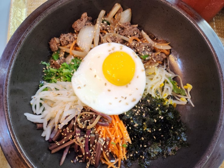  용우동 비빔밥