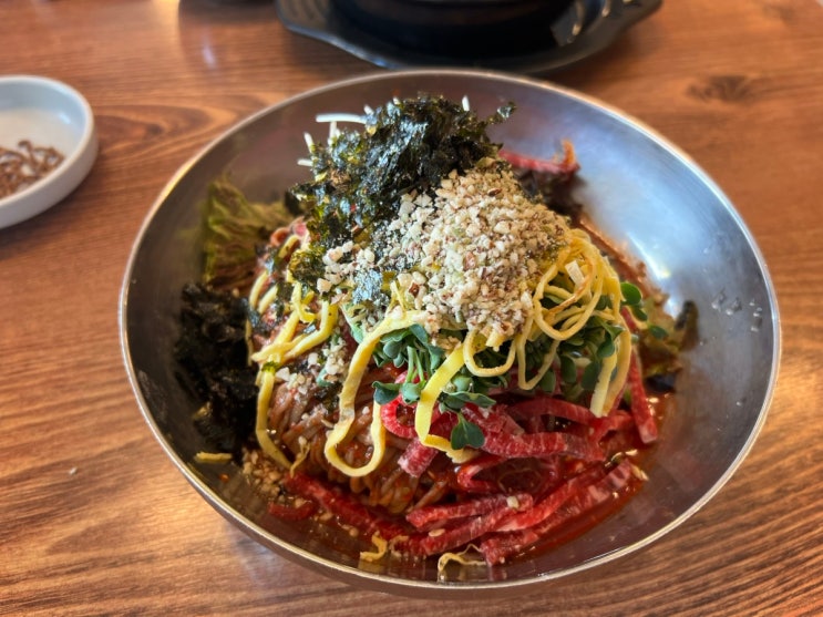 [파주] 서울근교 육회비빔국수 맛집, 선불후면