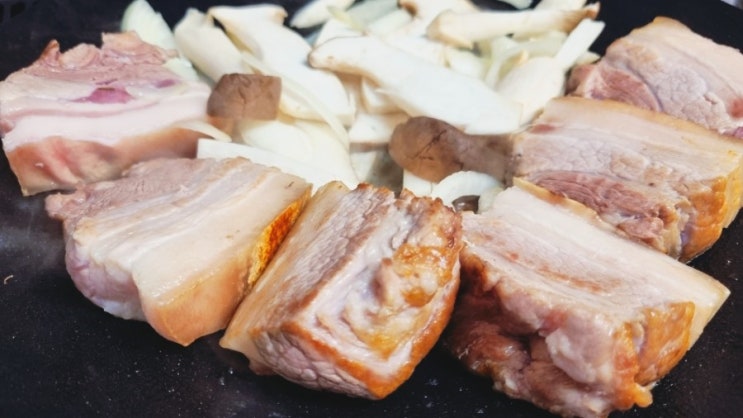  삼겹살 맛있게 먹는법/두툼두툼 삼겹살