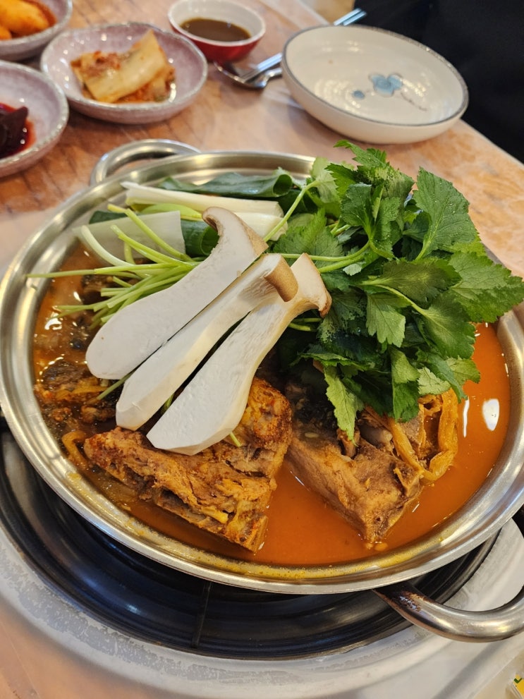  원주 맛집 단구동 감자탕 추천 유남원조한방감자탕