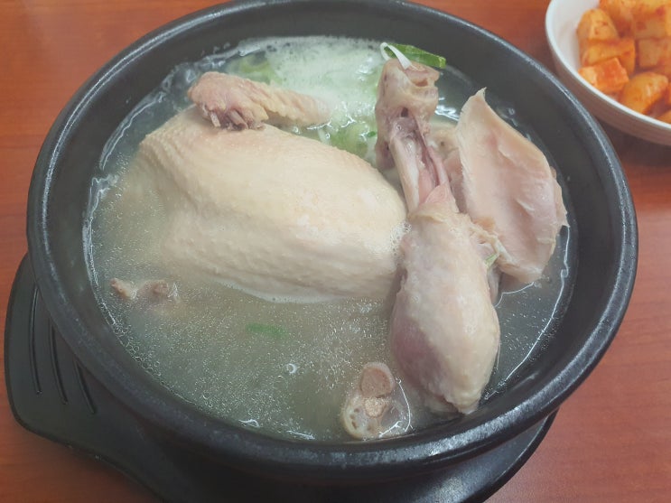 광명사거리역 광명시장 닭백숙(삼계탕) 맛집 :: 원조 황칠나무 녹두 닭백숙