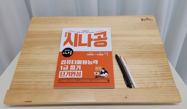  컴퓨터활용능력1급 준비를 위한 시나공 컴활책추천