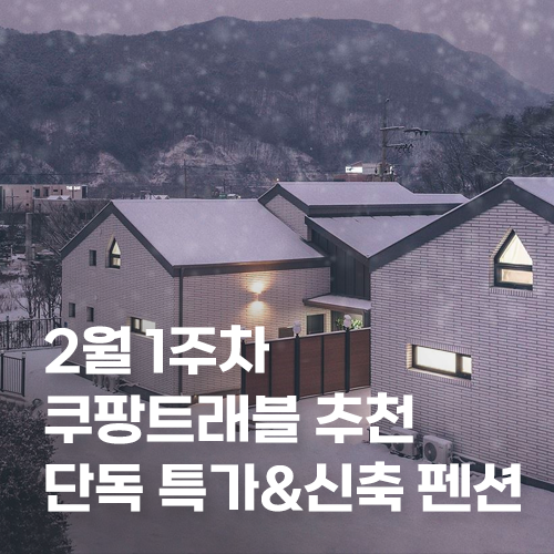  2월 1주차 - 쿠팡트래블이 추천하는 주말여행(숙박)