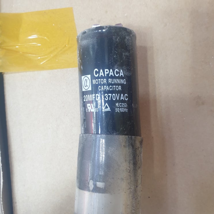  CAPACA 370VAC 20MFD 호환콘덴서 호환캐패시터 AC콘덴서 안내