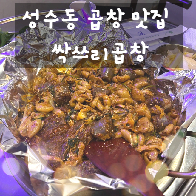  성수동 곱창 맛집 싹쓰리곱창