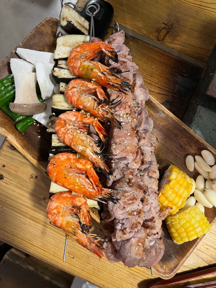  [부산-청사포 모리구이] - 해운대 / 청사포 꼬치구이 맛집 / 모듬구이(육류,해산물 포함) / 강력추천 / 방문후기