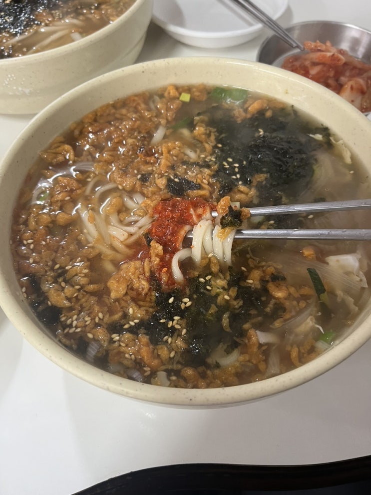  [인천 신포시장 맛집/ 칼국수, 분식] 튀김칼국수 떡볶이 맛집 맷돌칼국수 미우새 방송