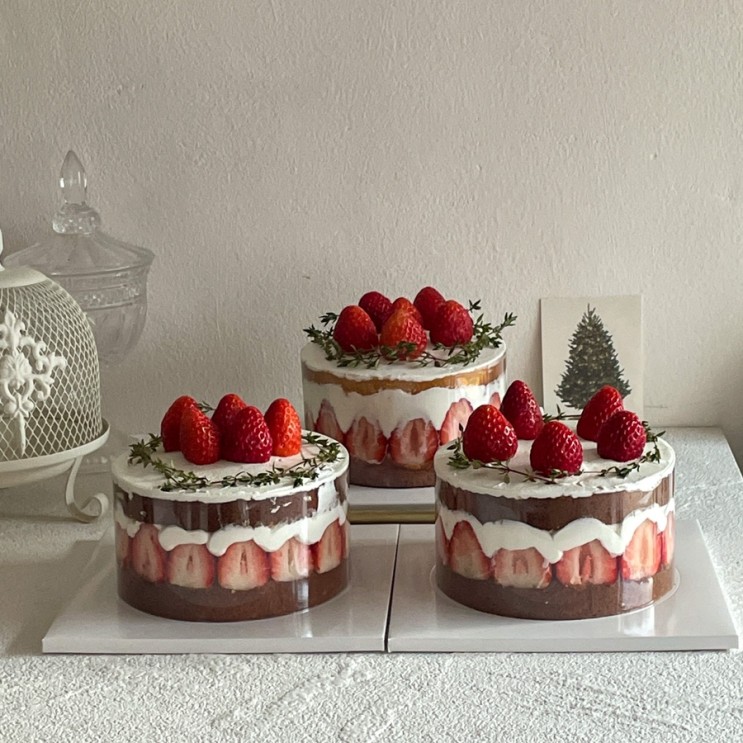 딸기 생크림 케이크 체험 클래스 수업 후기 / 부산 베이킹 공방 아뜰리에비비