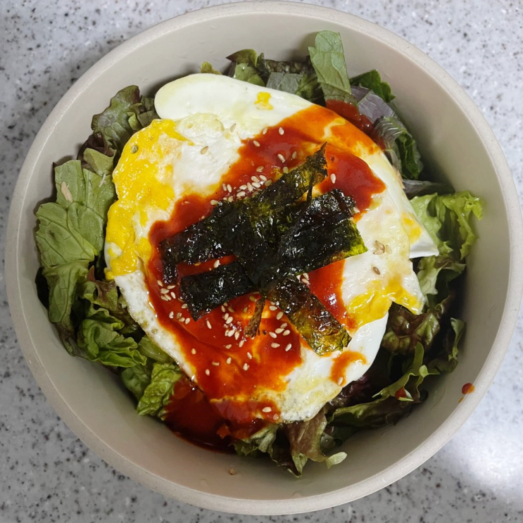  <자취생 집밥일기 3> 야채 참치 비빔밥 만들기