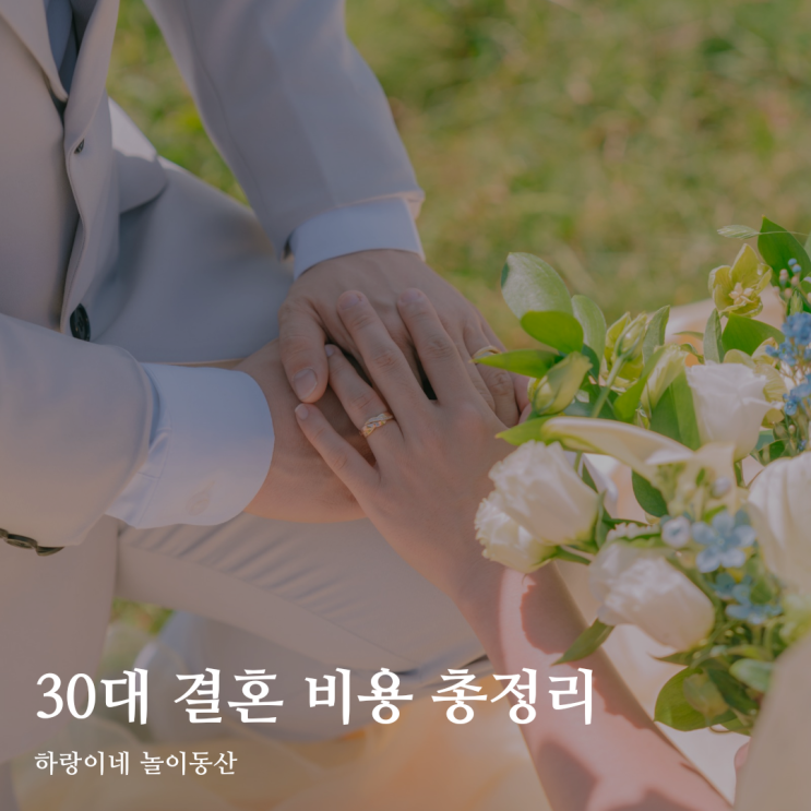 30대 예비부부 결혼 준비 비용 웨딩 자금 총정리 파일 공유
