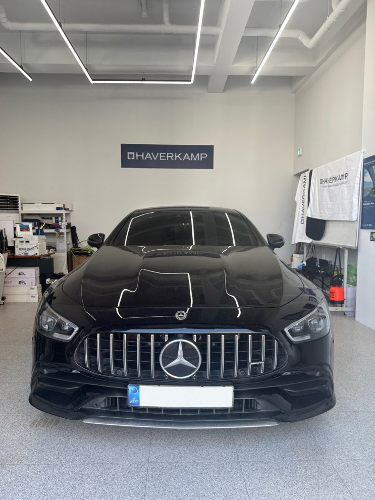  대전 벤츠 블랙박스 장착 GT43 AMG 아이나비 QXD8000 커넥티드pro+ 에코파워팩 S12