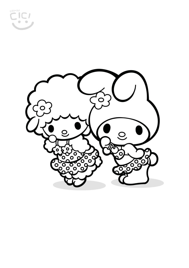 [무료 공유] 산리오 캐릭터 마이멜로디 시나모롤 헬로키…