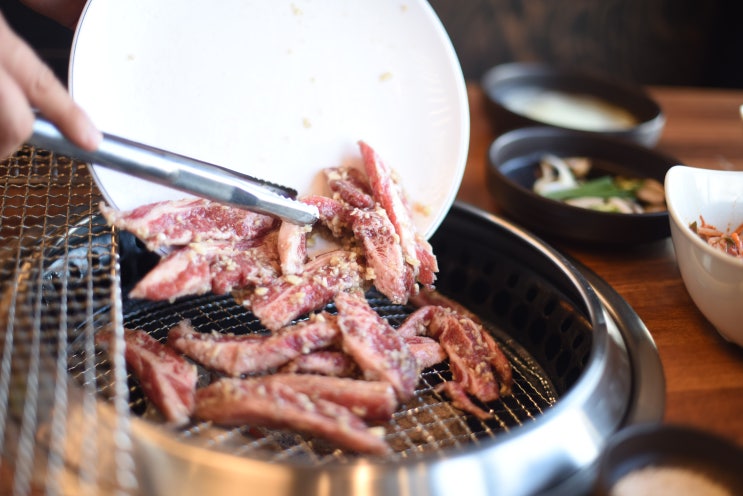  평택 용이동 양념갈비 맛집 노란황소집 용죽점