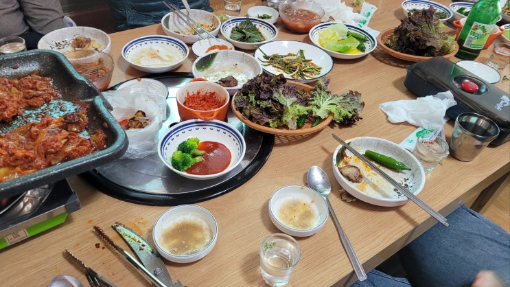 [부천 맛집] 옥길장터식당 : 가족모임 가능한 룸 고깃집, 옥길동 룸 식당(내 돈 내산)