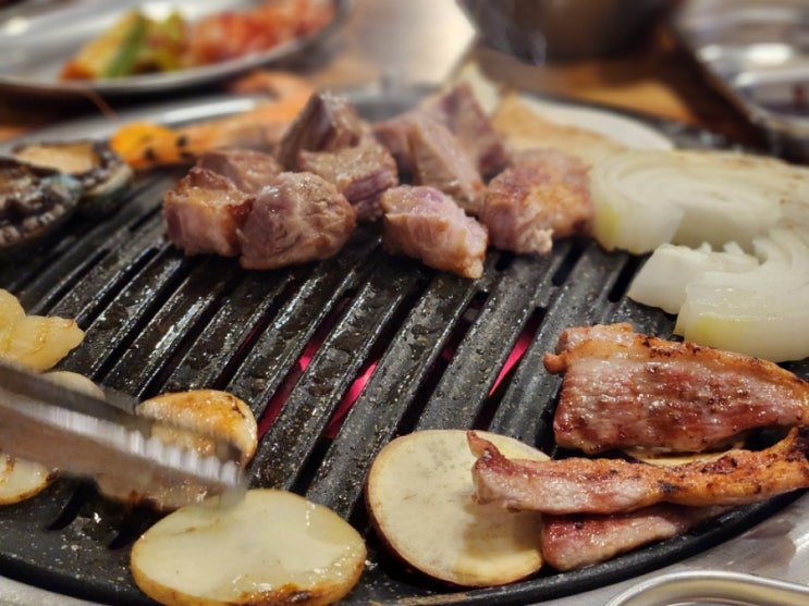  거제 상동 모닥불 리뷰 / 상동 고기집, 캠핑감성