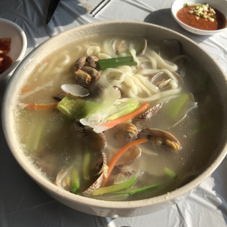  소래포구 칼국수 맛집 쌍둥이네양념 추천해요