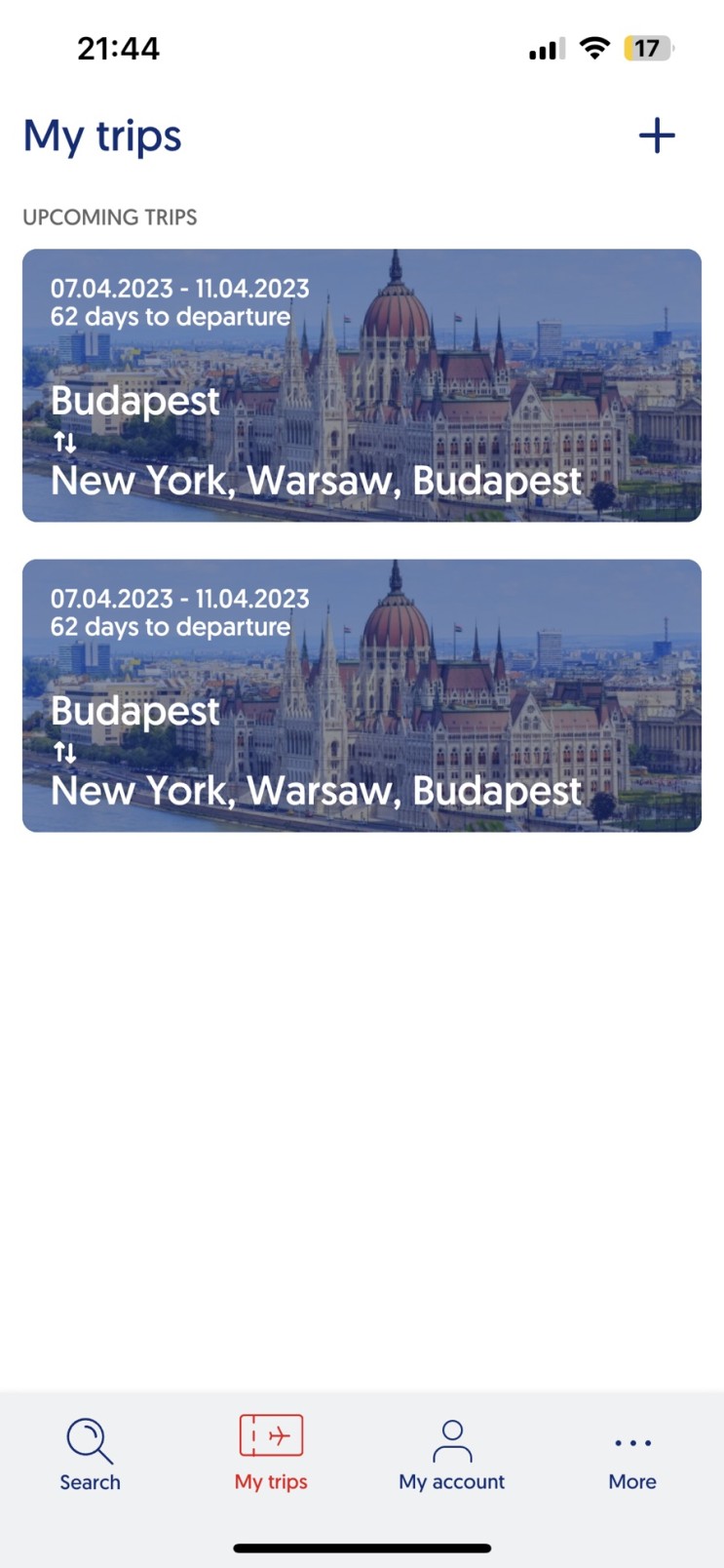 2023 부활절 휴가 계획 : 헝가리에서 뉴욕 여행가기 1 - 항공권 구매
