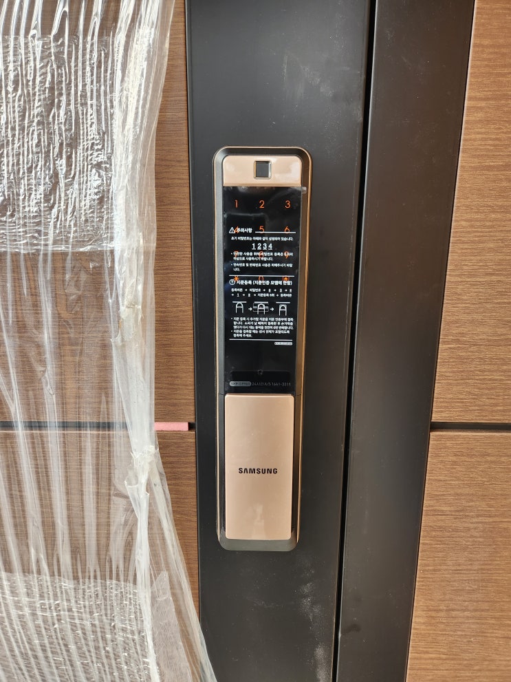  고양시 덕양구 대자동 현관 디지털 삼성 스마트 도어락 SHP DP960 PLUS 번호키 설치 24시출장열쇠집