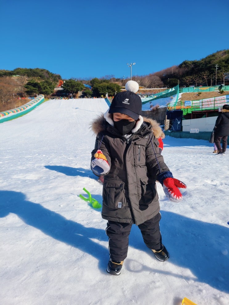  [울산눈썰매장] 부산근교 울산 언양 자수정동굴나라눈썰매장 경남 아이랑다녀왔어요!