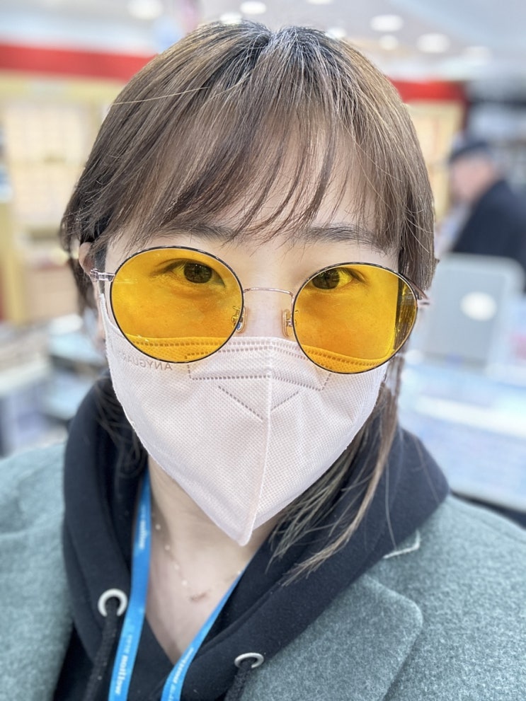  강서구 안경 라섹 후 빛 번짐 티타늄 안경 한빛안경랜드에서 맞췄어요