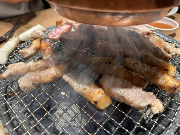  대화역 숯불돼지갈비 명륜진사갈비 꾸준히 방문중 알고보면 삼겹살 맛집 + 2023년명륜진사갈비가격