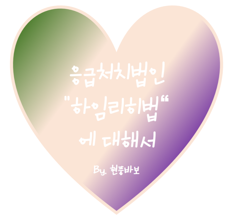 영유아의 가장 큰 사망 원인인 이물에 의한 기도 폐쇄_ 응급처치법인 "하임리히법"에 대해서