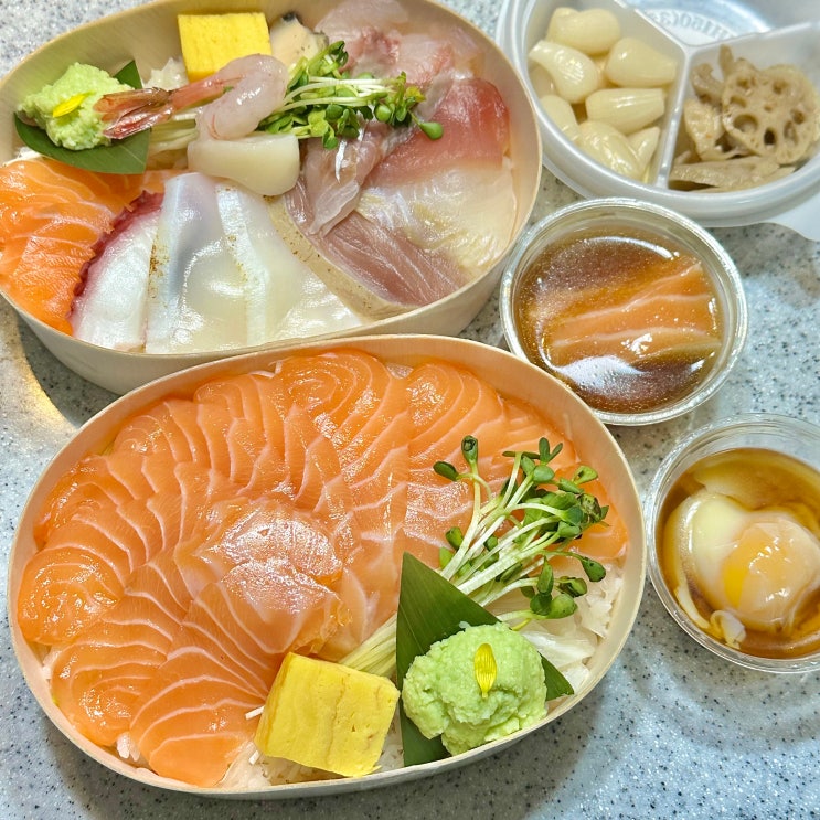  인천 숙성회 숙성회136 길병원 맛집 사케동