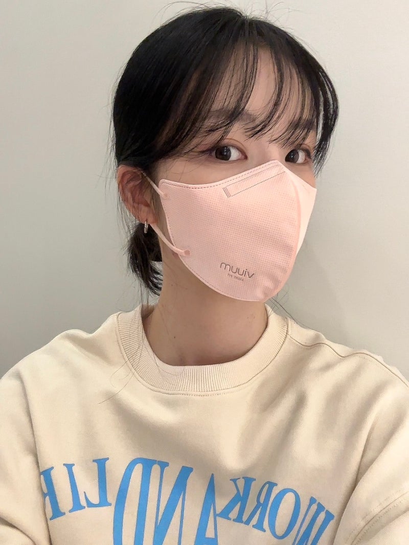 오나미마스크 비움라이트핏KF94 중형 얼굴에 착붙는 새부리마스크