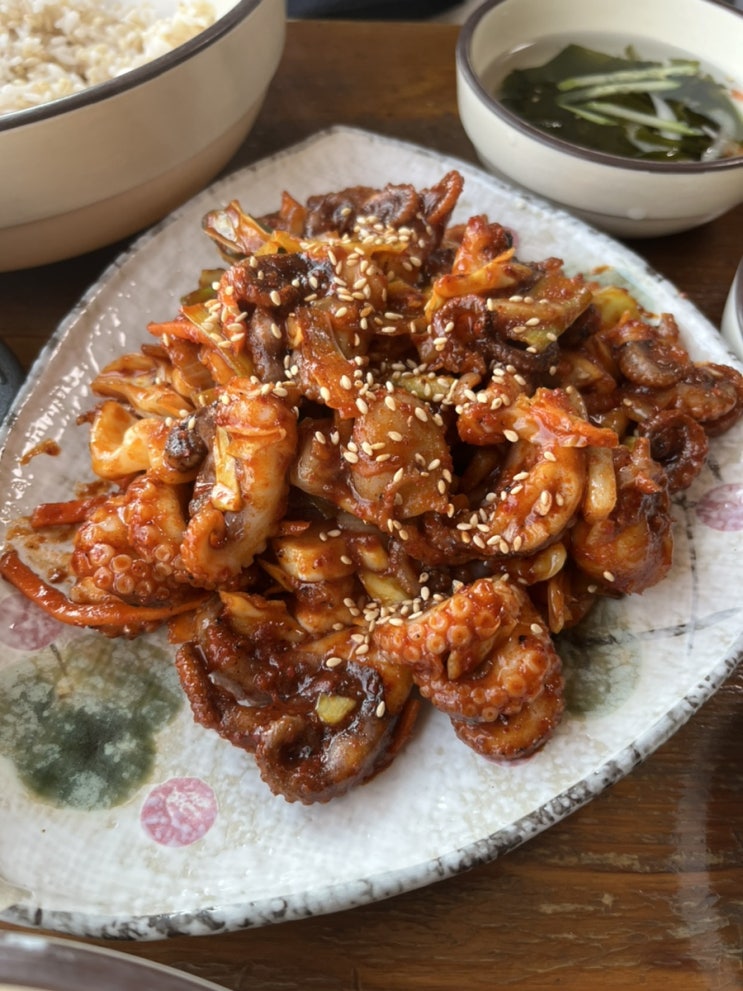  만석공원 근처 쭈꾸미 맛집!!