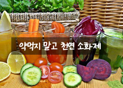  약먹지 말고 천연 소화제를 활용하세요