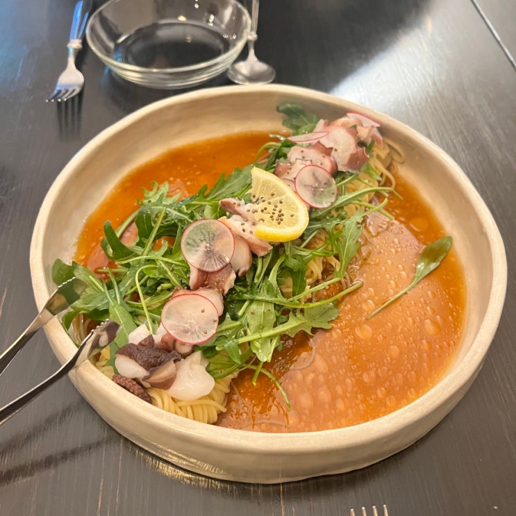  [맛집]동탄호수공원 맛집 와인바/ 레이끄꼬모 공원블루스 돌문어 콜드파스타 리조또