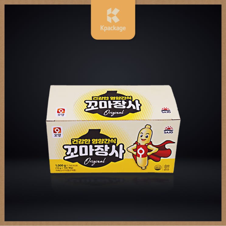  4도 옵셋인쇄 패키지 제작, 사조오양 꼬마장사 패키지박스