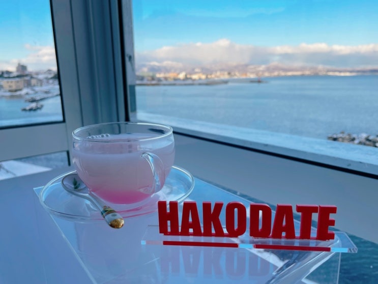 하코다테 사진 찍기 좋은 카페 우미토카라스(바다와 유리) + 하코다테 바다뷰 카페 추천 리스트