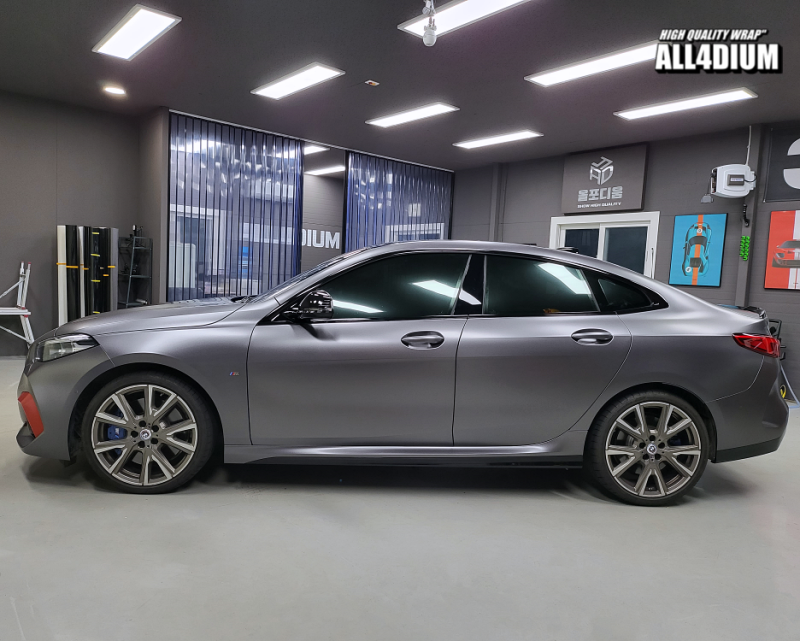 아산 음봉면 / 랩핑 / BMW 2시리즈 M235i 사틴다크그레이 전체랩핑 / BMW / 2시리즈 / 2시리즈 (G42)