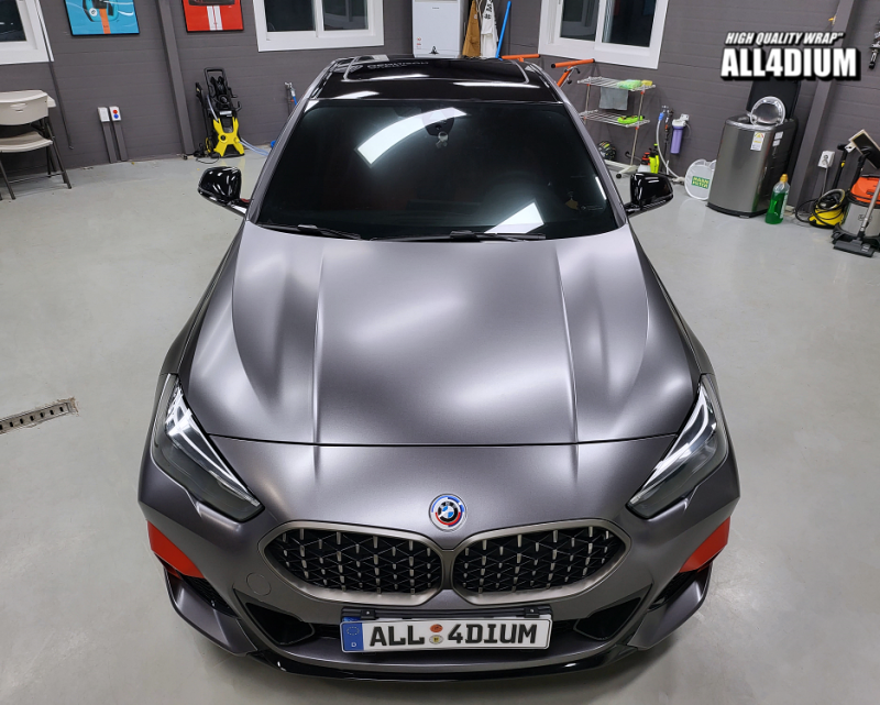 아산 음봉면 / 랩핑 / BMW 2시리즈 M235i 사틴다크그레이 전체랩핑 / BMW / 2시리즈 / 2시리즈 (G42)