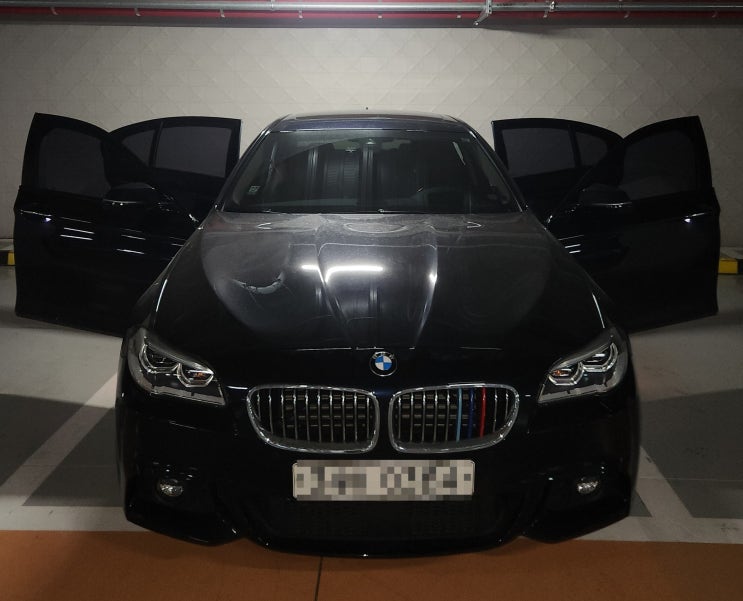  김포 파주 BMW 5시리즈 중고차 구입 내부 크리닝 후기