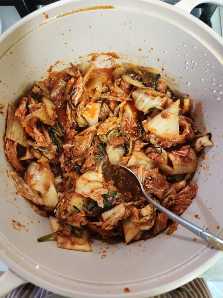  참치김치찌개 만들기~