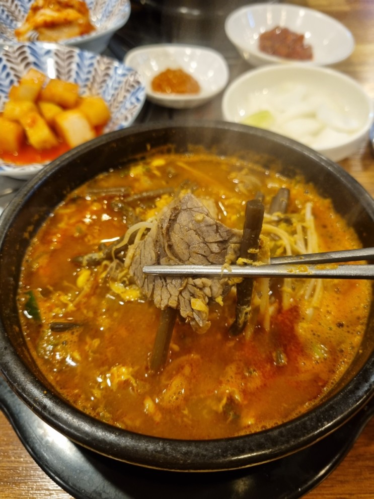 [회기] 전주한우곰탕 - 경희대/회기역 혼밥석있는 곰탕/육개장