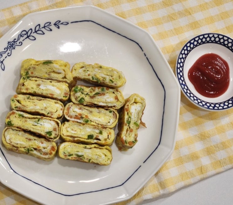  맛있는 야채 계란말이 만드는 법 아이 반찬  간단한 계란요리