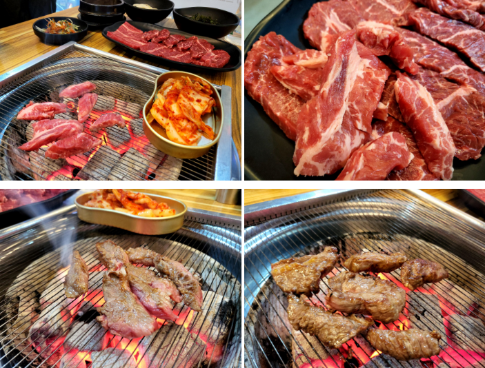 인천 삼산동 소고기 맛집 [굴포천 육장장이] 소고기 모듬한판, 무한리필 전부 이용가능 ₍๐•ᴗ•๐₎