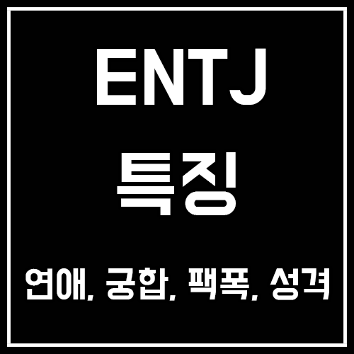 ENTJ 특징, 연애, 궁합, 팩폭, 성격, 이상형