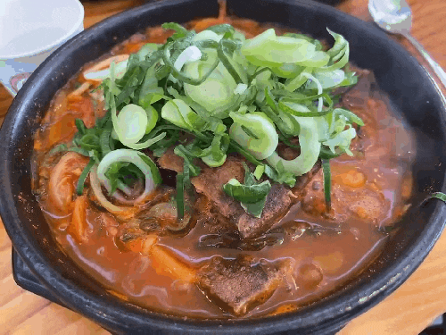  대전 유성구 봉명동 맛집 뼈먹자 얼큰한 뼈해장국 - 묵은지 뼈해장국 맛집