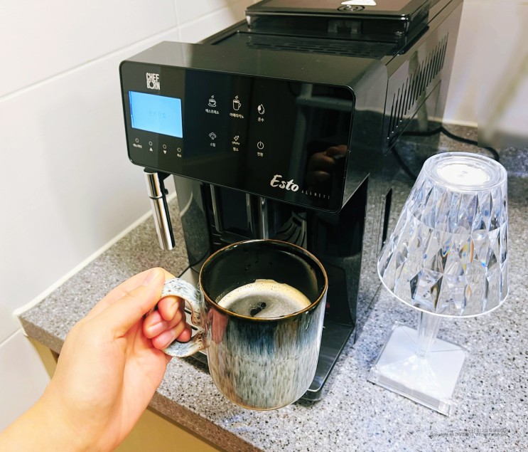 쉐프본 에스토 올넥스트 가정용 전자동 커피머신 사용법 추천