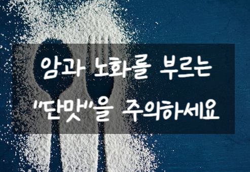  암과 노화를 부르는 "단맛"을 주의하세요